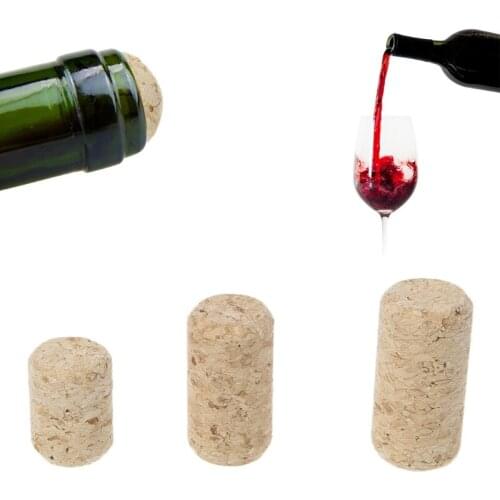 10pcs/lot wood high sealing Straight Bottle Corks Wine Stoppers Bottle Plug