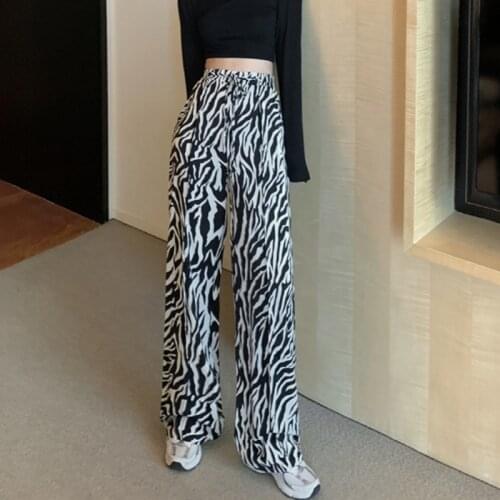 Cheap wholesale 2021 spring summer autumn new fashion casual Popular long women Pants woman female OL wide leg pants Vy0117