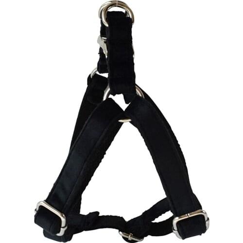 Flannelette 13 Dog Breast Straps Custom Puppy Chest straps Black velvet Engraved Cat Puppy Pet ID Name Number Address Tag