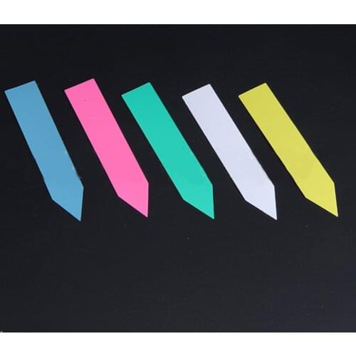 Hot Sale 500 Pcs 5 Colors 2X10CM Plastic Waterproof Garden Plant Tags Nursery Garden Labels Markers Plant Stakes