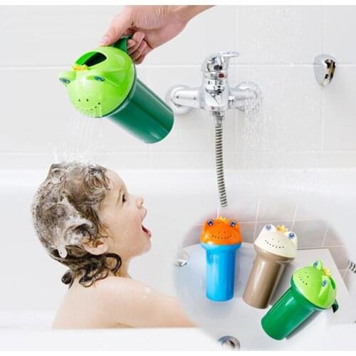 Hot Sale Baby Tubs Toddler Children Cartoon Shower Water Spoons Baby Kids Bathing Cups Baby Shower Shampoo Cups Bailers