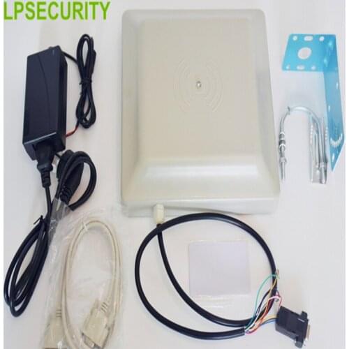 TCP/IP LAN interface RJ45 WG26 UHF Long Range Passive RFID Reader for parking system and people attendance asset management