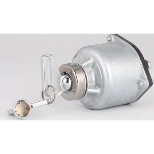 JK406 Car Truck Start Ignition Switch with 2 Keys Preheat Start Switch with 6 Wiring Points for Car Tractor Trailer