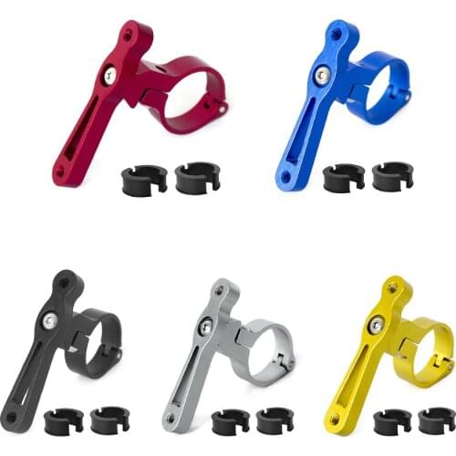 Bike Scooter Aluminum Alloy Bottle Cage Mount Adapter Fixing Clip Adjustable Bicycle Handlebar Water Holder Rack Clamp Seat Post