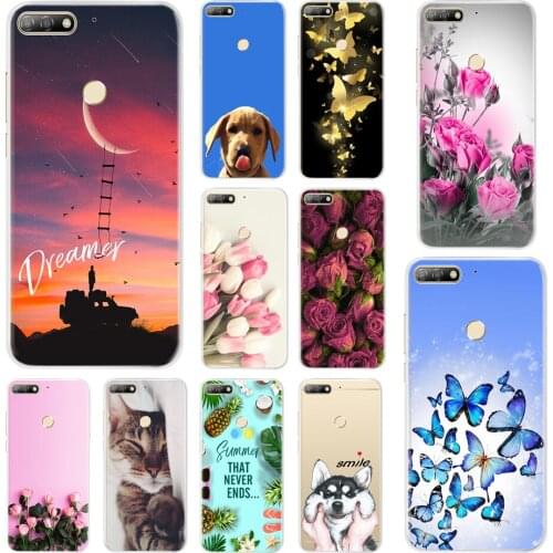 Soft TPU Case For Huawei Honor 7A Case Honor 7A Pro Case 5.7" Silicone Back Cover For Huawei Honor 7A Russian Phone Case 5.45"
