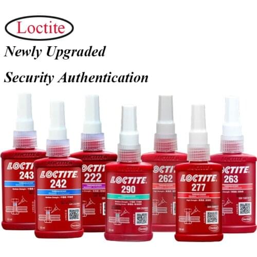 New Upgrade Loctite 242 Wire Sealing Anti-Corrosion Thread Anti-Pressure Anaerobic Screw Glue Adhesive 222 243 262 263 271 277
