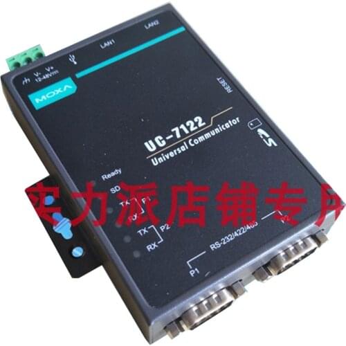 New Original Spot Photo For MOXA UC-7122/UC-7124 Intelligent Communication Server 12-48V