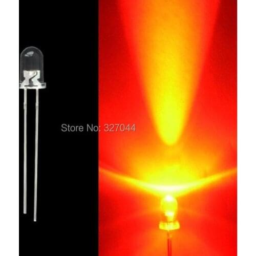 Wholesale 5000pcs/ Lot 4.8mm 5mm water clear traffic light DIP LED Yellow /Red / Green Led diode