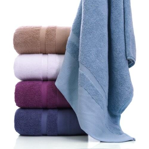 Towel 70*140cm Thick Luxury Egyptian Cotton Bath Towel Eco-friendly Beach Terry beach towel for Adults Serviette de Bain