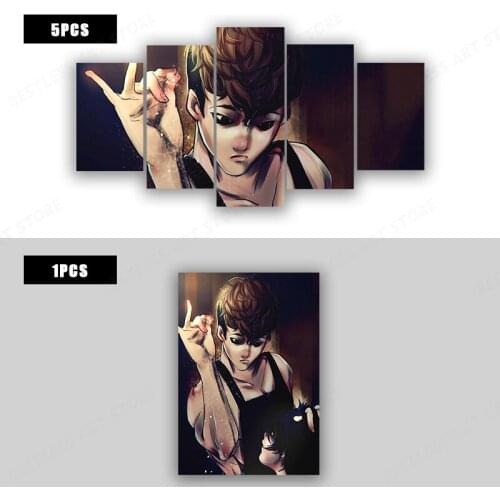 Anime Poster Killing Stalking Japanese Classic Canvas Painting Retro Wall Art Poster Print Picture for Bar Shop Home Decoration