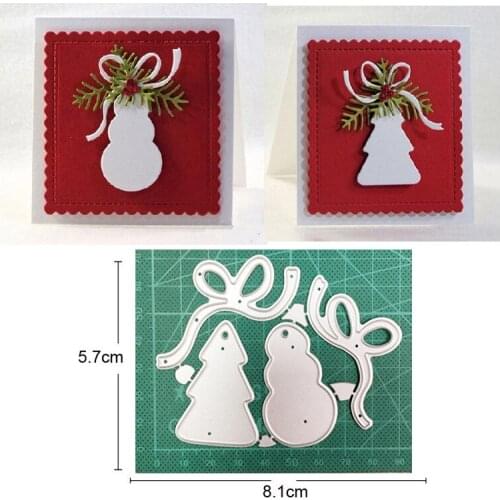 Christmas Ornaments New 2021 Metal Cutting Dies for DIY Scrapbooking Paper and Card Making Decorative Embossing Dies Craft dies
