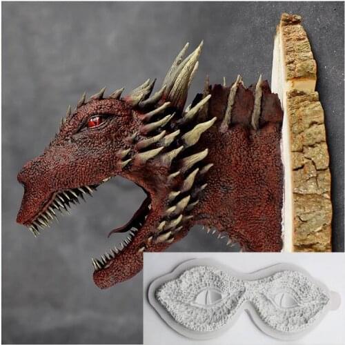 Dinosaur eyes Shape fondant cake silicone mold DIY Baking Tools chocolate candy jelly gumpaste mould