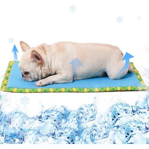 Dog Cooling Mat Pet Ice Pad Bed Teddy Mattress Pet Cool Mat Bed Cat Cushion Summer Keep Cool Pet Cooling Dog Mat Pet Accessories