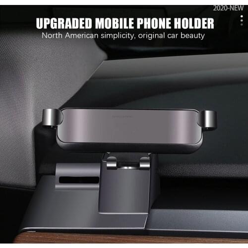 SPEEDPARK For Tesla Model 3 Phone Holder Car Mount Gravity Mobile Holder With Most Smart Phones Air Outlet Installation