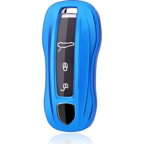 TPU full protect Key Shell Cover key case cover Key case For Porsche Panamera 2017-2019 Cayenne 2018-2019