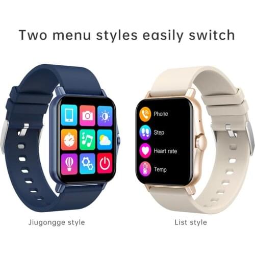 ZW23 Smart Watch Smartwatch Bluetooth-compatible Call Watch Waterproof Fitness Tracker Music Control Body Temperature Measure