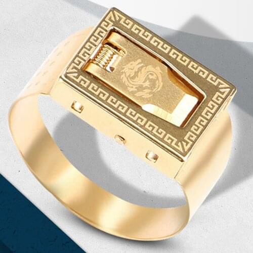 Women Couple Self-defense Lite Hidden Ring Stainless Steel Weapon Adjustable Multifunctional Blade Special Agent Dedicat Jewelry