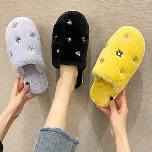 Winter Women Slippers Soft Insole Home Shoes Thick Slipper Indoor Non-slip Slide Comfortable Footwear Woman Slip On Flats Slides