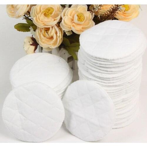10Pcs Reusable Soft Absorbent Anti Spillage Baby Breast Feeding Nursing Pads