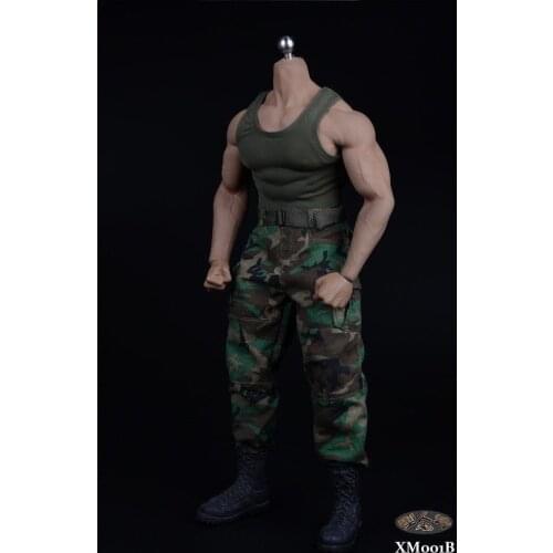 3 colors 1/6 Scale Black Vest pants belt shoes Model For M34 M35 Strong muscle Male Body 12 inches Action figure Accessories