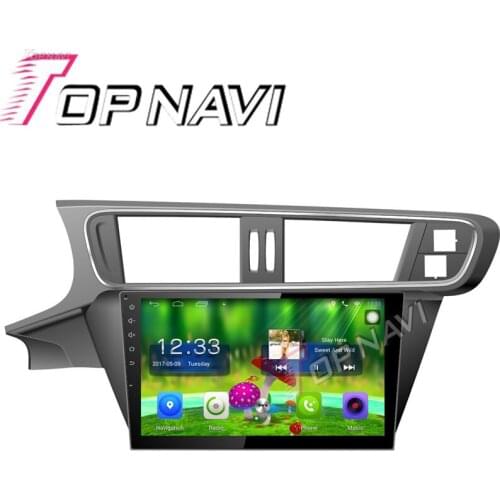 Topnavi 10.1'' Quad Core Android 6.0 Car GPS Navigation For Citroen C3-XR Radio Audio Multimedia Stereo Without DVD