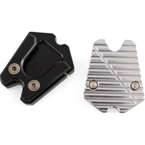 Motorcycle CNC Alunimun Kickstand Foot Side Stand Enlarge Extension Pad Support Plate for VESPA GTS GTV 3Vie Sprint LX