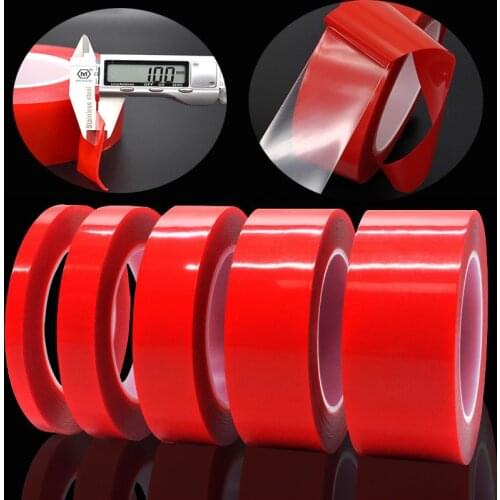 Double Sided Tape Nano 3m 6/8/10/15/20/25/30/40mm Width Transparent Washable Adhesive Traceless Sticker Glue