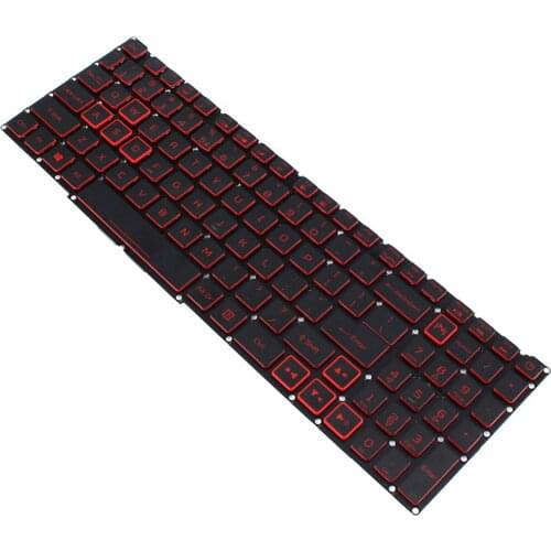 New US Layout American English Keyboard with Backlit LG5P Replacement Accessories Suitable for Nitro 5 AN515 54 AN515-53 Laptops