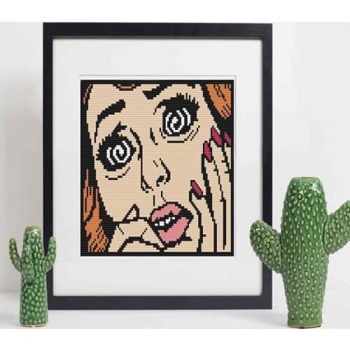 Gold Collection Embroidery Under a Spell Cross Stitch Patterns Books with 100% Cotton Floss & Free Shipping for Customized Gifts