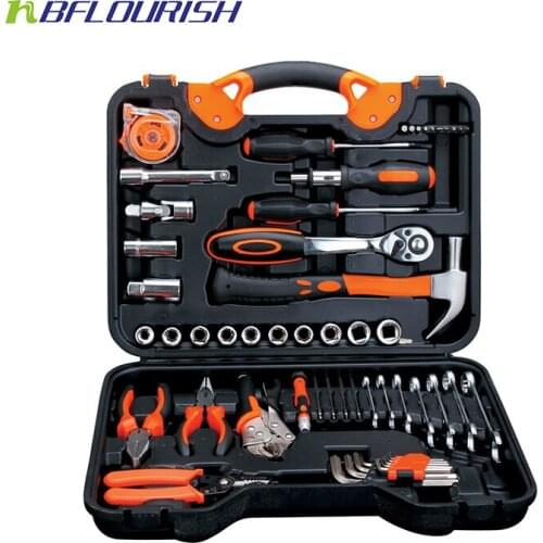 Free shipping High Quality 55pcs Socket Set Car Repair Tool Ratchet Torque Wrench Combination Tools Kit Auto Repairing kit
