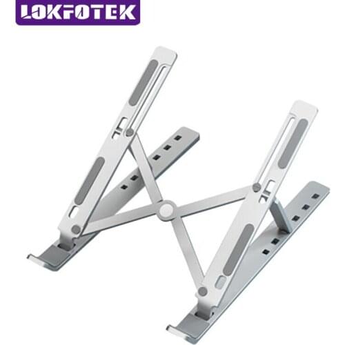 LokFo H04 Foldable Laptop Stand Metal Tablet Holder Computer Cooling