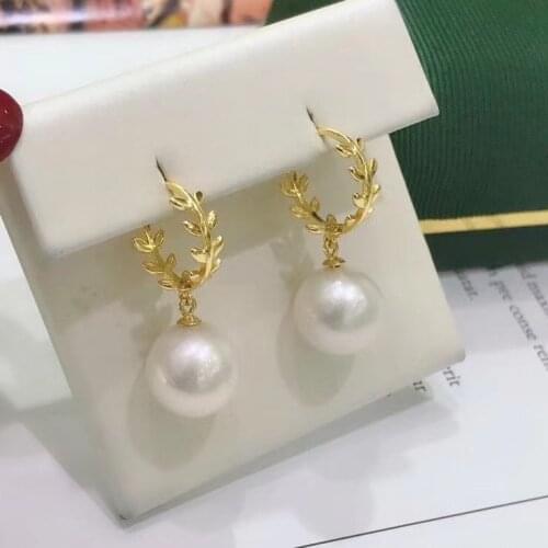 Charm DIY 925 Sterling Silver Earrings Findings Settings Base Mountings Parts Mounts for Coral Pearls Agate Crystal Stones Beads