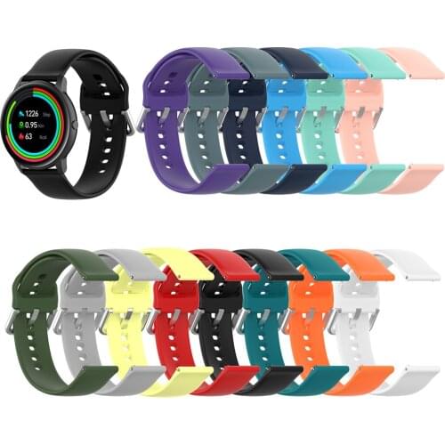 22mm Watch Band for Ticwatch GTX/CXB01 Wristwatch Band Silver Buckle Strap Bracelet Belt for YAMAY SW022 Watch Accessories