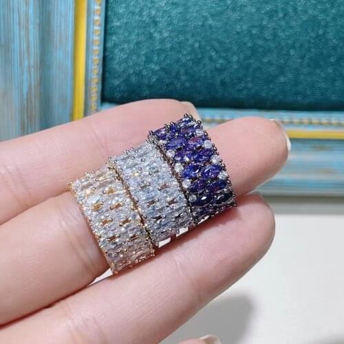 Luxury Water Drop Statement Stackable Ring For Women Wedding Cubic Zircon Engagement Dubai Punk Bridal Top Finger Rings J1923