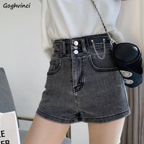 Shorts Women Streetwear Sexy High Waist Zipper Fly Summer Casual Straight Korean Style New Arrivals Simple Fashion Mujer Popular