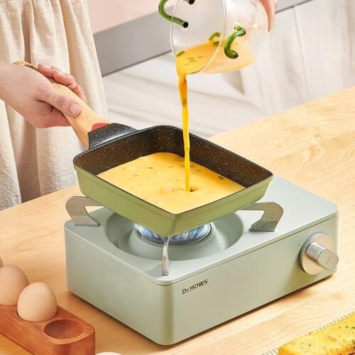 Frying Pan Tamagoyaki Omelet Non-stick Pan Fry Egg Pan Pancake Kitchen Pot Breakfast Maker Cookware