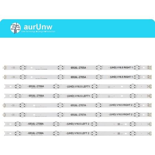 LED backlight strip for Aoc Le50s5970 Le50u7970 Philips 50pu6033/T3 50PUF6132/T3 50PUF6192/T3 50PUF6093/T3 50pug6513/78