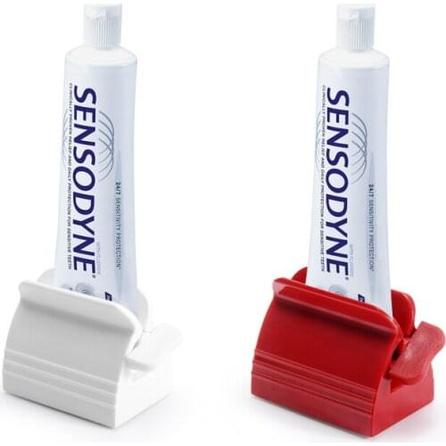 Toothpaste Squeezer Tooth Paste Holder Oral Care Bathroom Tools Tube Cosmetics Press Facial Cleanser Rolling Squeezing Dispenser