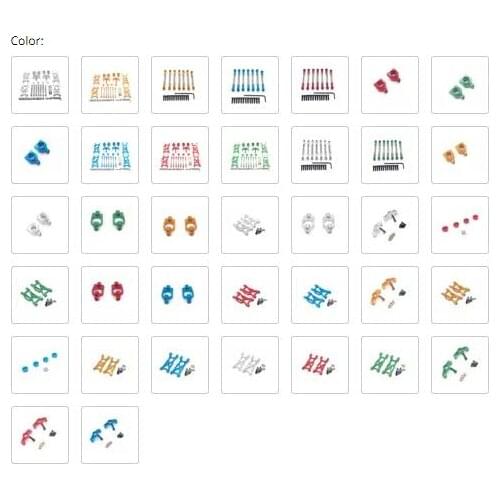 WLtoys 104001 RC car spare parts upgrade Metal Kit Swing arm tie rod steering cup C-shaped seat rear wheel cup 12mm hexagonal