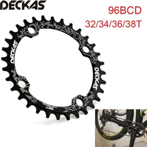 DECKAS 94+96BCD MTB Chainring Narrow Wide Chain Ring Road Bicycle Crankset 32T/34T/36T/38T Round Oval chianweel Bike Accessories