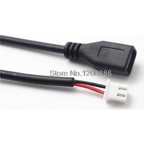 0.3M 30CM MICRO USB Jack to XH2.54 PH2.0 XH2.54 2.54 wire cable harness