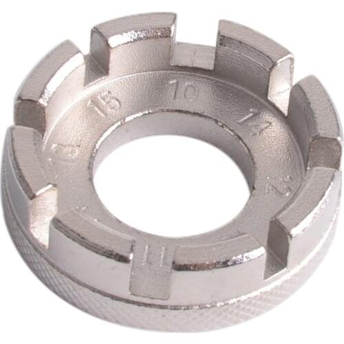 1pcs MTB Mountain Bike Road Bicycle Tools Steel Wheel Wheels Spoke Wrench Tool 6 Sizes In One