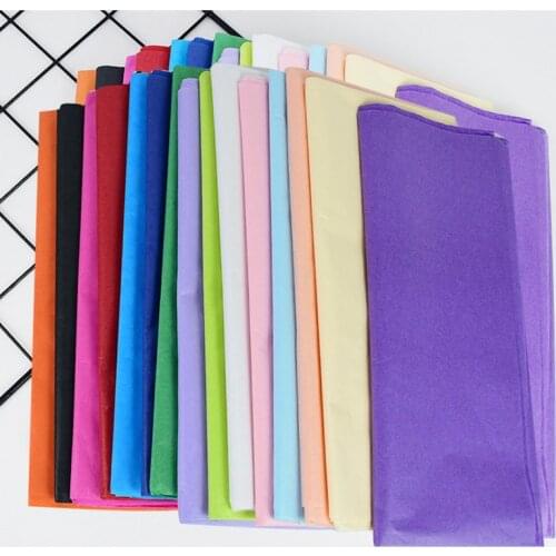 10 Sheets 50*60cm Tissue Paper DIY Handmade Craft Flower Gift Packing Paper Wedding Festival Party Home Wrapping Tissue Supplies