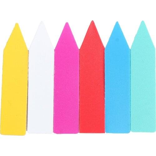 100pcs Colorful Plant Markers Garden Bonsai Succulent Seedings Tags Sign PVC Gardening Labels Stake On Soil Paint Sticks