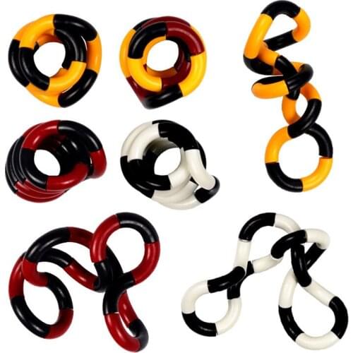 18-Section Splicing Deformation Twisting Rope Winding Decompression DIY Toy Variety Twisting Music