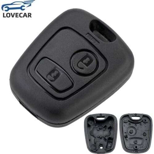 2 Buttons Remote Car Key Shell Case 307 Blade Fit for Citroen C1 / C2 / C3 / C4 / XSARA Picasso / Peugeot 307 / 107 / 207 / 407