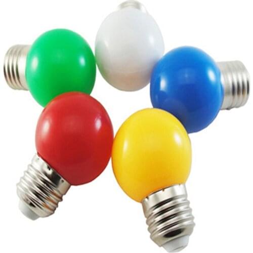 20pcs Led Bulb 3W E27 Lamp Colorful Lampada Ampoule Led RGB Light SMD 2835 Flashlight Home Decor light AC 220V Globe Bulbs