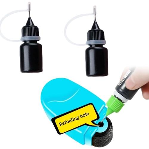 5ml Professional Refill Ink for Security Roller Stamp Messy Code Information Eliminator Refilling Ink Confidential Seal Supplies