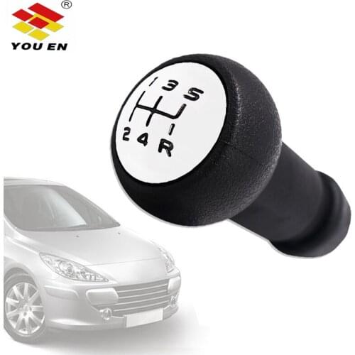 5 Speed Car Gear Stick Shift Knob Head For PEUGEOT 106 206 306 406 107 207 307 407 301 308 2008 3008 For CITROEN C1 C2 C3 C4