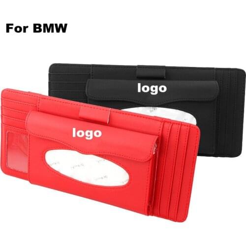 Car sunshade tissue box suit for BMW 3 Series 5 Series 7 series X1 X3 X4 X5 X6
